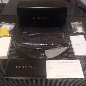 Authentic Versace shield sunglasses